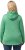 Ulla Popken Melange Knit Fleece Lined Hoodie Spring Green - Felpe & felpe con cappuccio - 