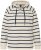 Ulla Popken Stripe Print Loungewear Hoodie Chalk - Felpe & felpe con cappuccio - Felpe, Hoodie e Maglieria Calda