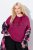 Ulla Popken Rock Sequined Hoodie Ruby - Felpe & felpe con cappuccio - Felpe, Hoodie e Maglieria Calda
