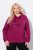 Ulla Popken Rock Sequined Hoodie Ruby - Felpe & felpe con cappuccio - Felpe, Hoodie e Maglieria Calda
