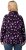 Ulla Popken Floral Print Drawstring Collar Hoodie Black - Felpe & felpe con cappuccio - 