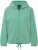 Ulla Popken Drawstring Hem Two-Tone Knit Hoodie Emerald Green - Felpe & felpe con cappuccio - 