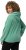 Ulla Popken Drawstring Hem Two-Tone Knit Hoodie Emerald Green - Felpe & felpe con cappuccio - 