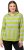 Ulla Popken Mixed Stripe Long Sleeve Hoodie Apple Green - Felpe & felpe con cappuccio - 