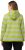 Ulla Popken Mixed Stripe Long Sleeve Hoodie Apple Green - Felpe & felpe con cappuccio - 