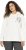 Ulla Popken Face Graphic Long Sleeve Hoodie Off-White - Felpe & felpe con cappuccio - 