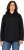 Ulla Popken Cable Knit Long Sleeve Hoodie Black - Felpe & felpe con cappuccio - 