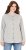 Ulla Popken Cable Knit Long Sleeve Hoodie Light Grey Melange - Felpe & felpe con cappuccio - 