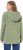 Ulla Popken Teddy Plush Long Sleeve Hoodie Sage Green - Felpe & felpe con cappuccio - 