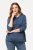 Ulla Popken Raw Hem Long Sleeve Hoodie Night Blue - Felpe & felpe con cappuccio - Felpe, Hoodie e Maglieria Calda