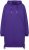 Ulla Popken Longline Lace Up Hoodie Purple - Felpe & felpe con cappuccio - 