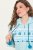 Ulla Popken Plush Alpine Striped Motif Loungewear Hoodie Baby Blue - Felpe & felpe con cappuccio - Felpe, Hoodie e Maglieria Calda