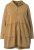Ulla Popken Tiered Flounce Panel Zip Up Hoodie Mocha Brown - Felpe & felpe con cappuccio - Felpe, Hoodie e Maglieria Calda