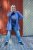 Ulla Popken Tiered Flounce Panel Zip Up Hoodie Atlantic Blue - Felpe & felpe con cappuccio - Felpe, Hoodie e Maglieria Calda