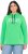 Ulla Popken TRUE Lettering Hoodie Mint Green - Felpe & felpe con cappuccio - 