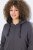 Ulla Popken Snake Detail Zip-Up Hoodie Graphite Grey - Felpe & felpe con cappuccio - Felpe, Hoodie e Maglieria Calda