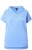 Ulla Popken Quick Drying Short Sleeve Hoodie Light Blue - Felpe & felpe con cappuccio - 