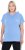 Ulla Popken Quick Drying Short Sleeve Hoodie Light Blue - Felpe & felpe con cappuccio - 