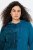 Ulla Popken Split Print LOVE Hoodie Teal - Felpe & felpe con cappuccio - Felpe, Hoodie e Maglieria Calda
