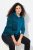 Ulla Popken Split Print LOVE Hoodie Teal - Felpe & felpe con cappuccio - Felpe, Hoodie e Maglieria Calda