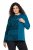 Ulla Popken Split Print LOVE Hoodie Teal - Felpe & felpe con cappuccio - Felpe, Hoodie e Maglieria Calda