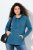 Ulla Popken Rhinestone Drawstring Moon Wash Hoodie Teal - Felpe & felpe con cappuccio - Felpe, Hoodie e Maglieria Calda
