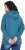 Ulla Popken Rhinestone Drawstring Moon Wash Hoodie Teal - Felpe & felpe con cappuccio - 