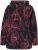 Ulla Popken Fleece Flower Print Zip-Up Hoodie Black - Felpe & felpe con cappuccio - 