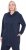 Ulla Popken Contrast Piping Zip-Up Hoodie Navy - Felpe & felpe con cappuccio - 
