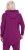 Ulla Popken Contrast Piping Zip-Up Hoodie Pink Berry - Felpe & felpe con cappuccio - 