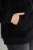 Ulla Popken Teddy Fleece Zip-Up Hoodie Black - Felpe & felpe con cappuccio - Felpe, Hoodie e Maglieria Calda