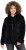 Ulla Popken Teddy Fleece Zip-Up Hoodie Black - Felpe & felpe con cappuccio - Felpe, Hoodie e Maglieria Calda