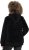 Ulla Popken Teddy Fleece Zip-Up Hoodie Black - Felpe & felpe con cappuccio - Felpe, Hoodie e Maglieria Calda