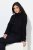 Ulla Popken Relaxed Fit Long Sleeve Hoodie Black - Felpe & felpe con cappuccio - Felpe, Hoodie e Maglieria Calda