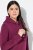 Ulla Popken Relaxed Fit Long Sleeve Hoodie Dark Berry - Felpe & felpe con cappuccio - Felpe, Hoodie e Maglieria Calda