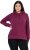 Ulla Popken Relaxed Fit Long Sleeve Hoodie Dark Berry - Felpe & felpe con cappuccio - 