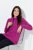 Ulla Popken Relaxed Fit Long Sleeve Hoodie Berry - Felpe & felpe con cappuccio - Felpe, Hoodie e Maglieria Calda