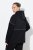 Ulla Popken Mix Fabric Reflective Trim Zip Hoodie Black - Felpe & felpe con cappuccio - Felpe, Hoodie e Maglieria Calda