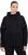 Ulla Popken Mix Fabric Reflective Trim Zip Hoodie Black - Felpe & felpe con cappuccio - 