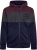Kam Jeans 7083 Zip Thru Cut & Saw Brooklyn Hoodie Fig - Felpe & felpe con cappuccio - Felpe & Felpe con Cappuccio Uomo Taglie Forti