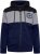 Kam Jeans 7083 Zip Thru Cut & Saw Brooklyn Hoodie Jet Black - Felpe & felpe con cappuccio - Felpe & Felpe con Cappuccio Uomo Taglie Forti