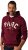 JP1880 Hoodie with Embroidery Aubergine - Felpe & felpe con cappuccio - Felpe & Felpe con Cappuccio Uomo Taglie Forti