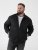 D555 Kent Elastic Rib Hem & Cuffs Harrington Jacket Black - Giubbotti - Giubbotti Uomo Taglie Forti