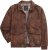 JP1880 Finest Goat Suede Leather Blouson Tobacco Brown - Giubbotti - Giubbotti Uomo Taglie Forti