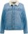 Ulla Popken Teddy Fleece Lined Denim Jacket Blue Denim - Giacche - 