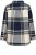 Ulla Popken Plaid Contrast Detail Button Front Jacket - Ulla Popken - 
