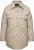 Ulla Popken Quilted Water Repellent Shirt Jacket Medium Grey - Giacche - 