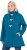 Ulla Popken HYPRAR Water-Repellent Softshell Jacket Teal - Giacche - 