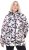 Ulla Popken HYPRAR Water-Repellent Allover Print Jacket Pale Beige - Giacche - 