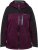 Ulla Popken HYPRAR Lightweight Triple Function Jacket Dark Berry - Giacche - 